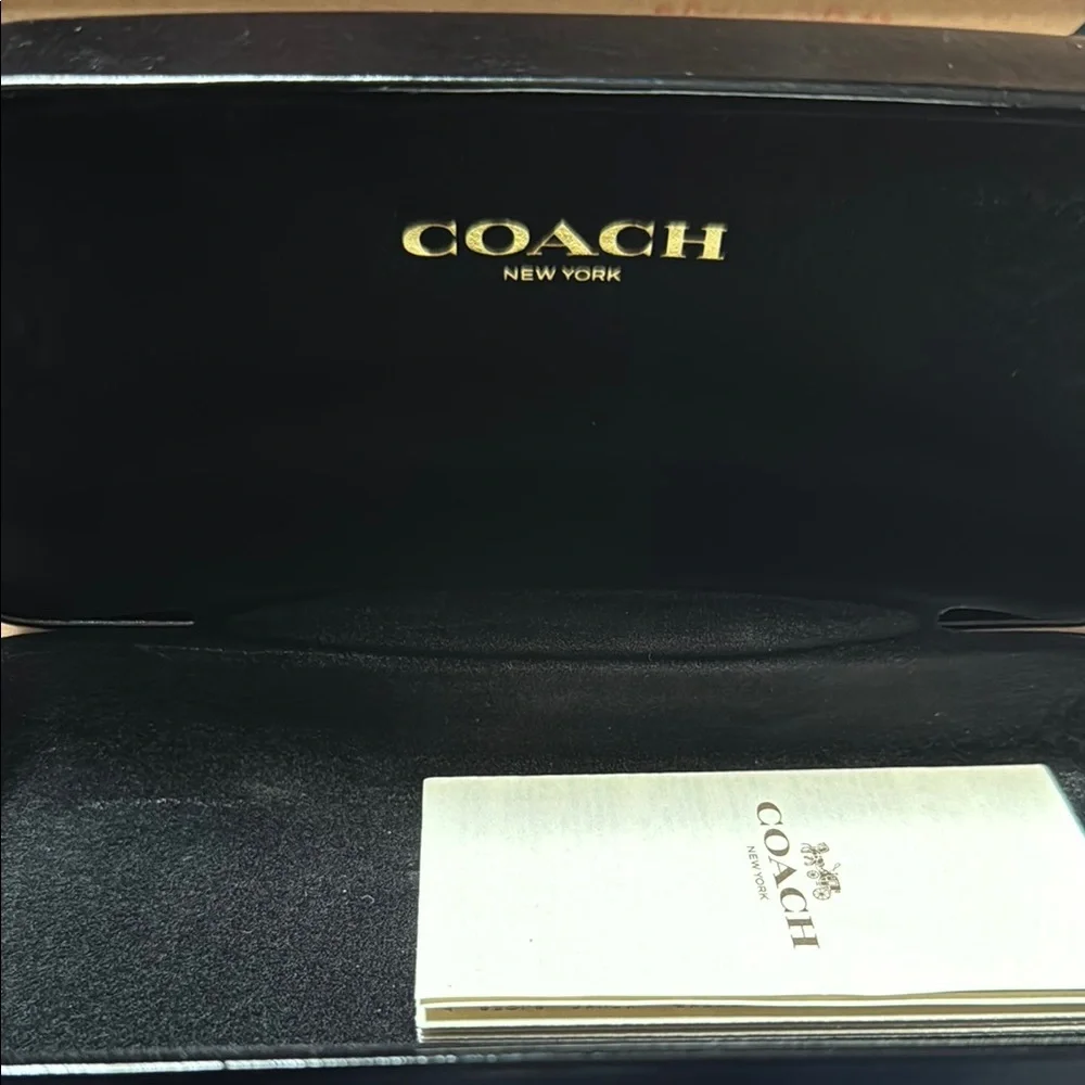Coach Black Sunglasses Sleek Design - Picture 2 of 4